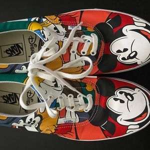 Mickey Mouse Vans gently worn